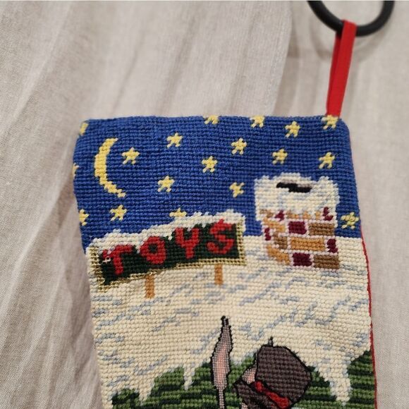 Vintage Needlepoint Looney Tune Christmas Stocking - Picture 5 of 10